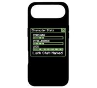 Statistiques du Personnage Force Intelligence Luck Maxed Gaming Coque pour iPhone Air