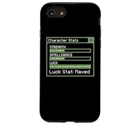 Statistiques du Personnage Force Intelligence Luck Maxed Gaming Coque pour iPhone SE (2020) / 7/8