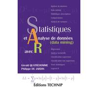 Statistiques et analyse de données (data mining) avec R data mining) avec r - Gérald Quatrehomme - Technip - broché - Manuel