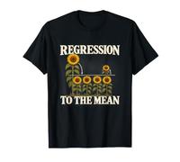 Statistiques Humour Régression vers Le Tournesol Moyen T-Shirt