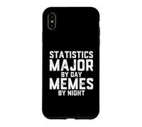 Statistiques Major by Day Memes by Night Étudiant en Science des données Coque pour iPhone XS Max