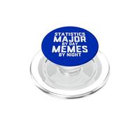 Statistiques Major by Day Memes by Night Étudiant en Science des données PopSockets PopGrip pour MagSafe