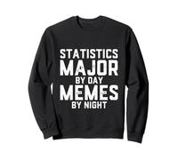 Statistiques Major by Day Memes by Night Étudiant en Science des données Sweatshirt