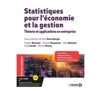 Statistiques Pour L'économie Et La Gestion - Théorie Et Applications En Entreprise