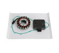 Stator D'allumage pour Kawasaki ER 400 650 pour Ninja 400R 650 pour KLE650 pour Versys 650 Stator Magnéto + Redresseur De Tension + Joint 21003-0041 Bobine De Stator