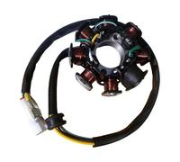 Stator Ignition Coil - Motorcycle Replacement Part, Precision Electrical Ignition Coil, Engine Component | Reliable Wiring Stator Upgrade For Single Cylinder Motorbike Repair, Maintenance, Tro