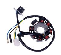 Stator Magnéto pour moteur de scooter, cyclomoteur et quad | Stator d'alternateur à magnéto à 8 bobines pour moteur de scooter, cyclomoteur et quad chinois pour GY6 139QMB 139QMA
