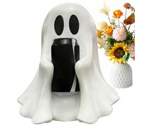 Statua Fantasma Halloween | Portabicchieri In Resina | Sculpture décorative pour la maison, anniversaire, étagère, table, bureau, fête, fête, vacances, ambiance