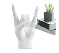 Statue à main rocker, statue à main avec gestes, sculpture à main classique | Sculpture à main d'art moderne, signe de t'aime pour la décoration de la maison, décoration esthétique d'étagères, reg