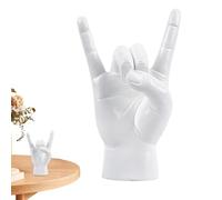 Statue à main rocker, statue à main avec gestes, sculpture à main classique | Sculpture à main d'art moderne, signe de t'aime pour la décoration de la maison, décoration esthétique d'étagères, reg