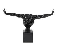 Statue athlÃ'te noir PM Multicolore G