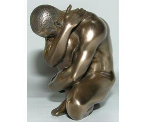 Statue Body Talk Bronze (Male) von Veronese