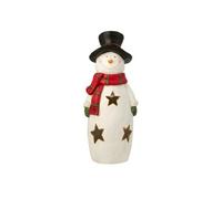Statue Bonhomme de Neige "Christmas Show" 87cm Multicolore