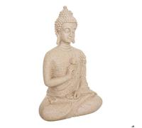 Statue bouddha assis Salma 17x10,5x27cm beige - Atmosphera Créateur d'intérieur