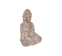 Atmosphera Statuette Bouddha assis Arya H45 cm mango effet brossé