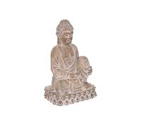 Atmosphera Statue Bouddha assis Arya H.67 cm effet bois mango