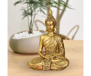 Statue bouddha sanci dorée