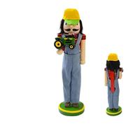 Statue Casse-Noisette,Décorations de Noël Casse-Noisette,Figurine Casse-Noisette de conducteur de collection | Ornement décoratif de Noël, ornements de Noël casse-noisettes, ornements de Noël en bois