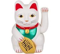 Out Of The Blue – Statue – Maneki-neko Chat porte-bonheur – Blanc – 20 cm – blanc G