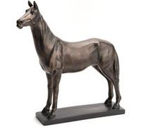 Statue : Cheval à poser bronze grand modèle - - Marron - Résine