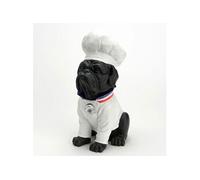 Statue : Chien cuisinier - Amadeus - Noir - Résine Noir G