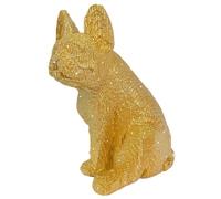 Statue Chien | Figurine Bulldog Français Assis Décoration Chien - Figurine Animale Résine Décoration Intérieure pour Bureau Salon Chambre,Cadeau Anniversaire Et