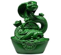 Statue Chinoise de l'année du Serpent, Statue de Serpent en Bois,Figurine de Serpent Traditionnelle en Bois | Figurines de Serpent de Table pour Salon, Espace de Travail, Voiture, Salle