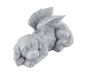 Statue Commémorative d'ange pour Animaux de Compagnie, Magnifique Décor de Jardin en Résine Synthétique pour Tombes d'animaux et Monuments Commémoratifs de Maison pour Usage Extérieur (Chien