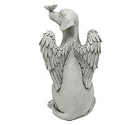 Statue Commémorative de Chien d'ange, Exquis sculpté à la Main, Honore Les Animaux Perdus pour Le Jardin Extérieur, Matériau en Résine Synthétique