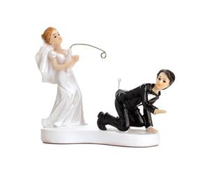 Statue couple Humoristique Pêche