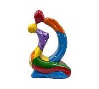 Statue D'amour D'un Couple - Embellissement De Baiser Coloré Pour Le Bureau Ou Le Bureau,Figurines D'Amour | Pour Travail Bureau Fête Cheminée Salon Étagère Décor À La Maison Cadeau Relation