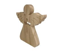 Statue D'ange, Ange Gardien en Bois de Pin, Support D'ange de Poche, Ornements D'ange en Bois, Petites Figurines D'ange Qui Tiennent dans la Main et la Poche, Cadeaux pour Première Communion,(anges)