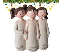 Statue d'ange de l'amitié, élément mémorable de bénédiction sculpté à la main pour célébration de l'amitié figurine pour décoration de bureau, collection de décoration de la maison