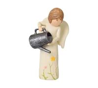 Statue d'ange - Figurine décorative résistante aux intempéries en résine Peinte à la Main de 4,72 Pouces, Figurines d' | Figurine de Jardin pour Jardin, Cour, Balcon, Salon, camer