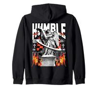 Statue d'ange Humble Flamme Sainte Streetwear chrétien Sweat à Capuche