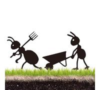 Statue d'animaux en métal pour Le Jardin - Décoration pour en Pot - Sculpture en Fer forgé pour Le Jardin - Décoration d'un Insecte (), Accessoire pour planificateur d'extérieur - Idéal