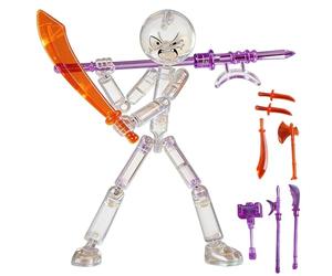 Statue d'anime posable, ensemble de figurines d'action, modèle articulé mobile avec accessoires de combat, figurine de collection haut de gamme, figurine d'animation au look élégant, article de collec