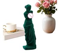 Statue d'Aphrodite - Esthétique artistique de la Renaissance, figurine de déesse grecque moderne de 27,9 cm, pièce maîtresse de sculpture romaine classique, buste élégant pour accessoires en résine |