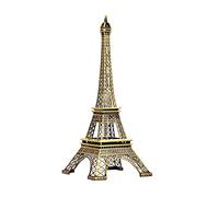 Statue d'architecture modèle en métal de la tour Eiffel, pour les cadeaux d'anniversaire, les couples s'offrent, décoration de rebord de fenêtre, ornements en bronze de la tour de Paris,70 cm