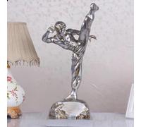 Statue d'art - Figurine décorative de Bureau, Collection de Sculptures de Kung-fu, Cadeaux commémoratifs pour la Maison, Ornements de modèle de poupée en résine, Cadeaux décoratifs de Statue en bronz