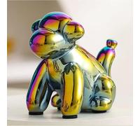 Statue D'art - Figurine Décorative De Bureau, Sculpture De Singe En Ballon 3D, Ornement Abstrait Animalier Pour Bureau, Sculpture Mignonne En Résine Pour La Maison, Cadeau(Monkey,Bright colors)