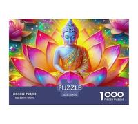 Statue de Bouddha 1000 Pièces Puzzles pour Adultes sur Le Thème De Premium Quality Difficile Et Stimulant Parfait pour Les Amateurs Art Classique 70x50cm/1000pcs