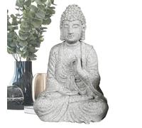 Statue de Bouddha - Bouddha Chinois Zen Sculpture Sculpture Ornement Statues de Bouddha pour la décoration | Artisanat de paysage, Statuette de Bouddha pour Méditation, Salle de Yoga, Chambre à