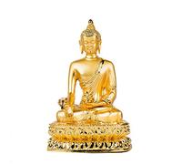 Statue de Bouddha de médecine, 12,7 cm, Figurine Bouddhiste dorée, Sculpture, décoration Bouddhiste, Trois trésors, Bouddha Moderne, Articles de décoration d'intérieur, Accessoires