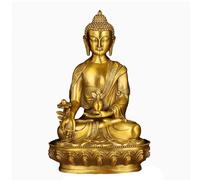 Statue de Bouddha de médecine, Maître Lazuli Light King Tathagata, statue de Bouddha de guérison en laiton, hauteur de 21 cm, pour autel de maison, prière, yoga - décoration zen