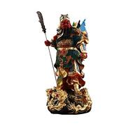 Statue De Bouddha Dieu De La Richesse Guan Gong Décoration Robe Verte Statue De Dieu Guan Yu Décoration Feng Shui Décoration De Bureau À Domicile Ornements De Table Cadeaux Porte-Bonheur Décor De Sta