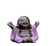 Statue de Bouddha en céramique - Figurine de moine - Décoration de la maison - Artisanat - Poupée - Cadeau - Arts et travaux manuels - Cadeaux d'intérieur