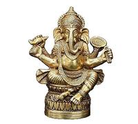 Statue de Bouddha, Figurine de méditation, Sculpture d'éléphant en cuivre de 12cm, décoration de de Maison, Artisanat d'ornement