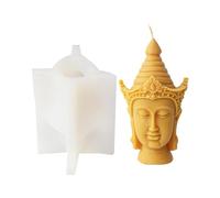 Statue de bouddha Flexible, moule de fabrication de bougies décoratives, moule en Silicone pour la fabrication de fournitures artistiques