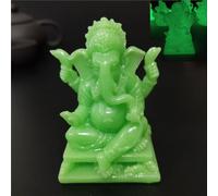 Statue de Bouddha Ganesh,Éléphant,Dieu Ganesh,Sculpture,Ornements d'Auckland,Intensifie le FengShui,Cadeau Chanceux,Décoration de la Maison - Type Glow